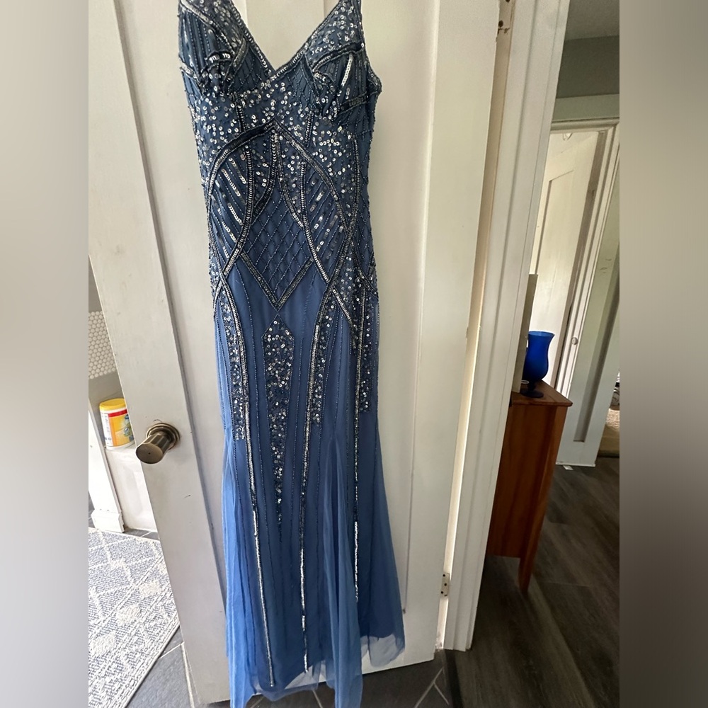 Royal blue prom dress